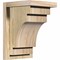 Ekena Millwork Mediterranean Rough Sawn Corbel w/Backplate, Douglas Fir, 8"W x 8"D x 12"H COR08X08X12MED01RDF - alternate 1